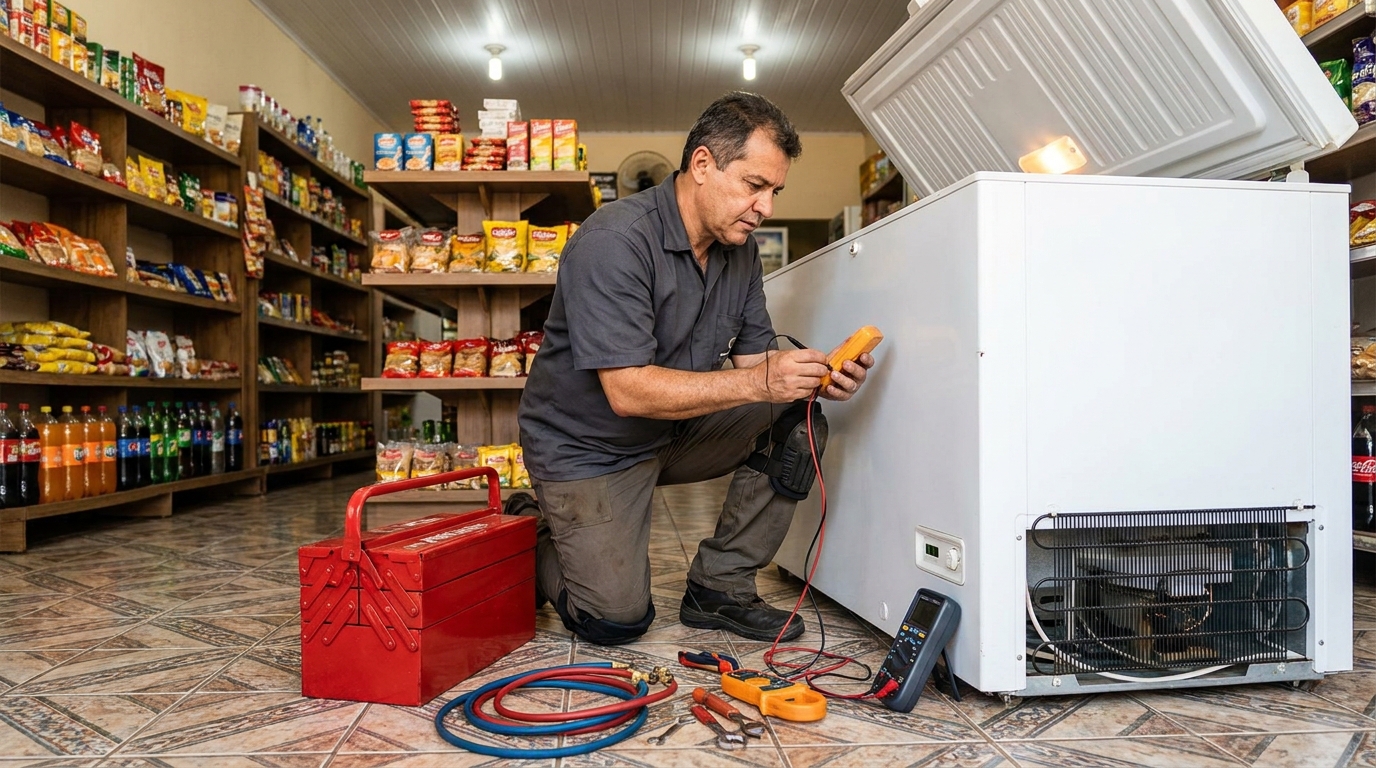 Ajuste de Temperatura do Freezer em Aracaju‑SE